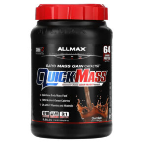 Thực phẩm chức năng ALLMAX QuickMass Rapid Mass Gain Catalyst Chocolate 3.5 lbs (1.59 kg) 665553229829