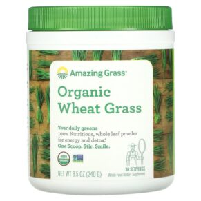 Thực phẩm chức năng Amazing Grass Organic Wheat Grass 8.5 oz (240 g) 829835011001