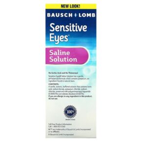 Thực phẩm bổ sung Bausch + Lomb Saline Solution Sensitive Eyes 12 fl oz (355 ml) 310119002384