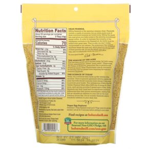 Thực phẩm bổ sung Bob's Red Mill, Organic Golden Flaxseed Meal, 16 oz (453 g), 39978049407