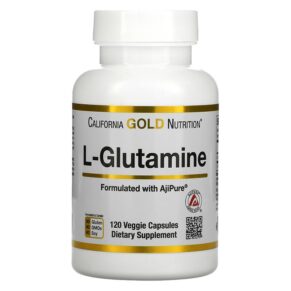 Thực phẩm chức năng California Gold Nutrition L-Glutamine AjiPure 500 mg 120 Veggie Capsules 898220019236