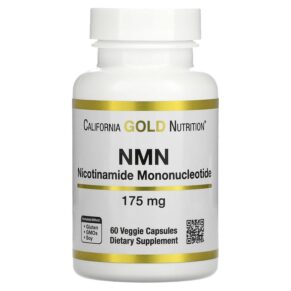 Thực phẩm chức năng California Gold Nutrition NMN Nicotinamide Mononucleotide 175 mg 60 Veggie Capsules 898220019205