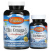 Thực phẩm chức năng Carlson Wild Norwegian Elite Omega-3 Gems Natural Lemon 800 mg 120 Soft Gels 88395017148