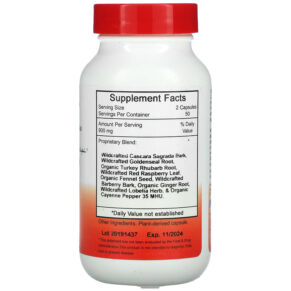 Thực phẩm bổ sung Christopher's Original Formulas, Lower Bowel Formula, 450 mg, 100 Vegetarian Caps, 84783891017