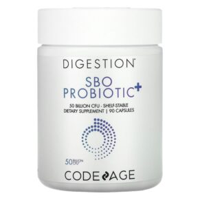 Thực phẩm chức năng Codeage Digestion SBO Probiotic+ Shelf-Stable 50 Billion CFU 90 Capsules 853919008205