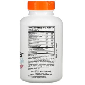 Thực phẩm bổ sung Doctor's Best, Calcium Bone Maker Complex with MCHCal and VitaMK7, 180 Capsules, 753950002456