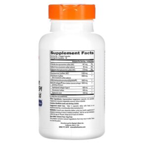 Thực phẩm bổ sung Doctor's Best, Glucosamine Chondroitin MSM + Hyaluronic Acid, 150 Veggie Caps, 753950002715