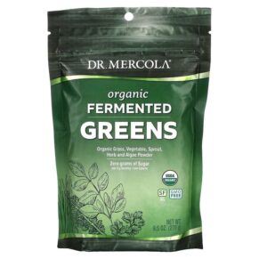 Thực phẩm chức năng Dr. Mercola Organic Fermented Greens 9.5 oz (270 g) 810487032049