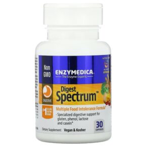 Thực phẩm chức năng Enzymedica Digest Spectrum Complete Food Intolerance Formula 30 Capsules 670480291702