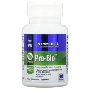 Thực phẩm chức năng Enzymedica Pro Bio Guaranteed Potency Probiotic 30 Capsules 670480251102