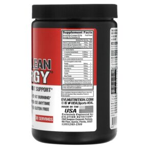 Thực phẩm bổ sung EVLution Nutrition, BCAA LEAN ENERGY, Fruit Punch, 11.32 oz (321 g), 710051864161