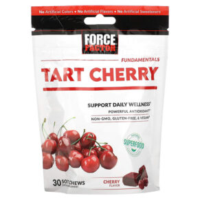 Thực phẩm chức năng Force Factor Fundamentals Tart Cherry Cherry 30 Soft Chews 818594018703