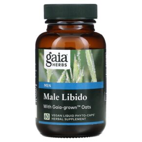 Thực phẩm bổ sung Gaia Herbs, Male Libido , 60 Vegan Liquid Phyto-Caps, 751063399104