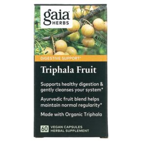 Thực phẩm chức năng Gaia Herbs Triphala Fruit 60 Vegan Capsules 751063145923