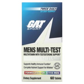 Thực phẩm chức năng GAT Mens Multi + Test 60 Tablets 859613220066