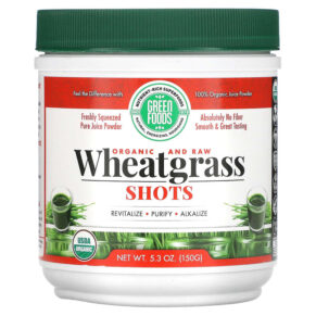 Thực phẩm chức năng Green Foods Corporation Organic & Raw Wheatgrass Shots 5.3 oz (150 g) 83851203332