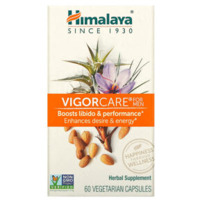 Thực phẩm chức năng Himalaya VigorCare for Men 60 Vegetarian Capsules 605069015028