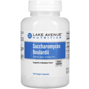 Thực phẩm chức năng Lake Avenue Nutrition Saccharomyces Boulardii Probiotic Yeast 10 Billion CFU 180 Veggie Capsules 898220014217