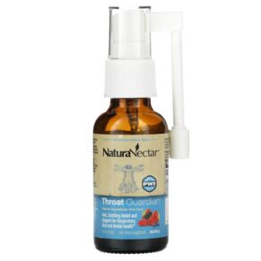 Thực phẩm bổ sung NaturaNectar, Throat Guardian Spray, Bee Berry, 1 fl oz (30 ml), 837654326596