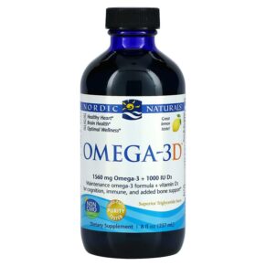 Thực phẩm chức năng Nordic Naturals Omega-3D Lemon 8 fl oz (237 ml) 768990027659