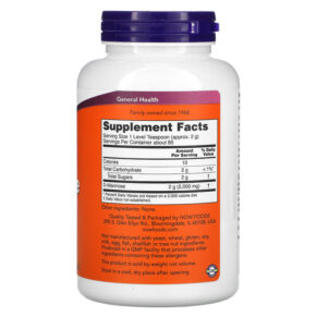 Thực phẩm bổ sung NOW Foods, D-Mannose Pure Powder, 6 oz (170 g), 733739028099