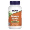 Thực phẩm chức năng NOW Foods Ginkgo Biloba 60 mg 120 Veg Capsules 733739046871