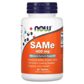 Thực phẩm chức năng NOW Foods SAMe  400 mg 60 Tablets 733739001412