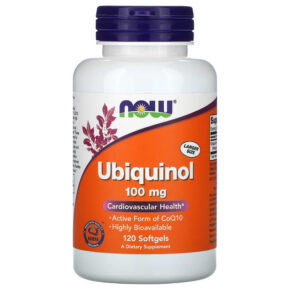 Thực phẩm chức năng NOW Foods Ubiquinol 100 mg 120 Softgels 733739031433