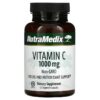 Thực phẩm chức năng NutraMedix Vitamin C 1,000 mg 120 Vegetable Capsules 728650093356