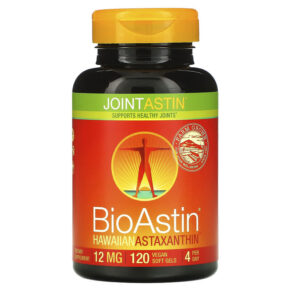 Thực phẩm chức năng Nutrex Hawaii JointAstin BioAstin Hawaiian Astaxanthin 120 Vegan Soft Gels 732894035102