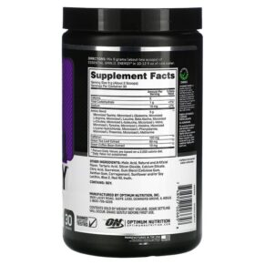 Thực phẩm bổ sung Optimum Nutrition, ESSENTIAL AMIN.O. ENERGY, Concord Grape, 9.5 oz (270 g), 748927026658