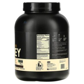 Thực phẩm bổ sung Optimum Nutrition, Gold Standard 100% Whey, Naturally Flavored, Chocolate, 4.8 lb (2.17 kg), 748927052688