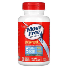 Thực phẩm bổ sung Schiff, Move Free, Joint Health, 80 Coated Tablets, 20525118356