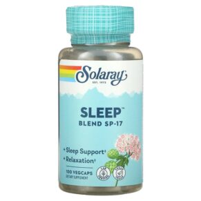 Thực phẩm chức năng Solaray Sleep Blend SP-17 100 VegCaps 76280021707