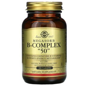 Thực phẩm chức năng Solgar Megasorb B-Complex 