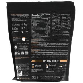 Thực phẩm bổ sung Sports Research, Whey Protein Isolate, Dutch Chocolate, 5 lbs (2.27 kg), 23249090045