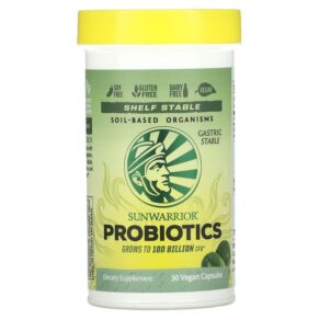 Thực phẩm chức năng Sunwarrior Probiotics 30 Vegan Capsules 814784025957