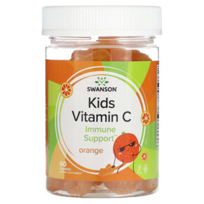 Thực phẩm chức năng Swanson Kids Vitamin C Orange 60 Gummies 087614118833