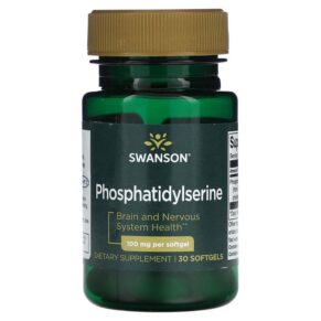 Thực phẩm chức năng Swanson Phosphatidylserine 100 mg 30 Softgels 087614021256